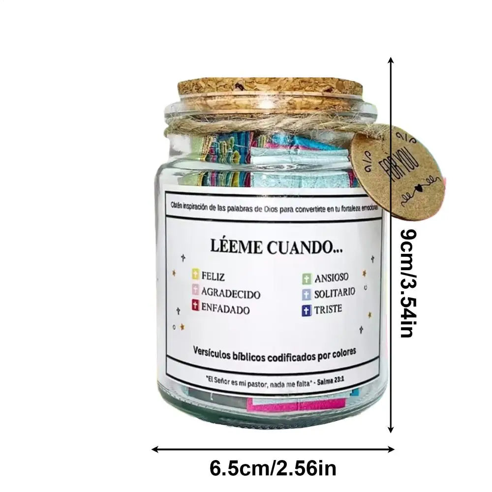 Bendis™ Frasco Con Versículos Bíblicos