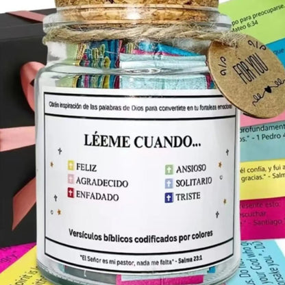 Bendis™ Frasco Con Versículos Bíblicos